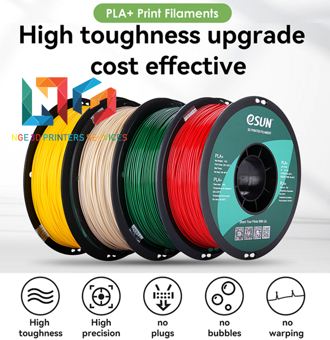 eSun PLA+ Filament 3d printing